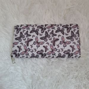 White butterfly print wallet new boutique wallet